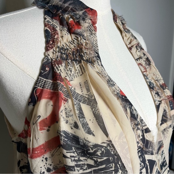 Vintage Guess Los Angeles Sheer Halter Blouse – Size Small - Picture 9 of 13